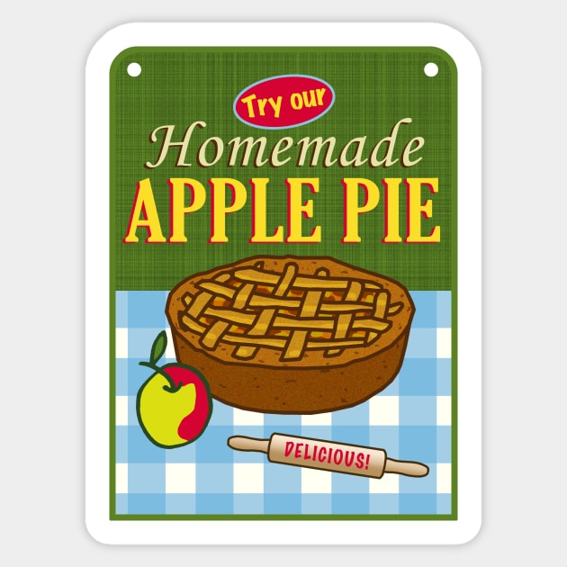 Apple Pie Sticker by AdrianaStore